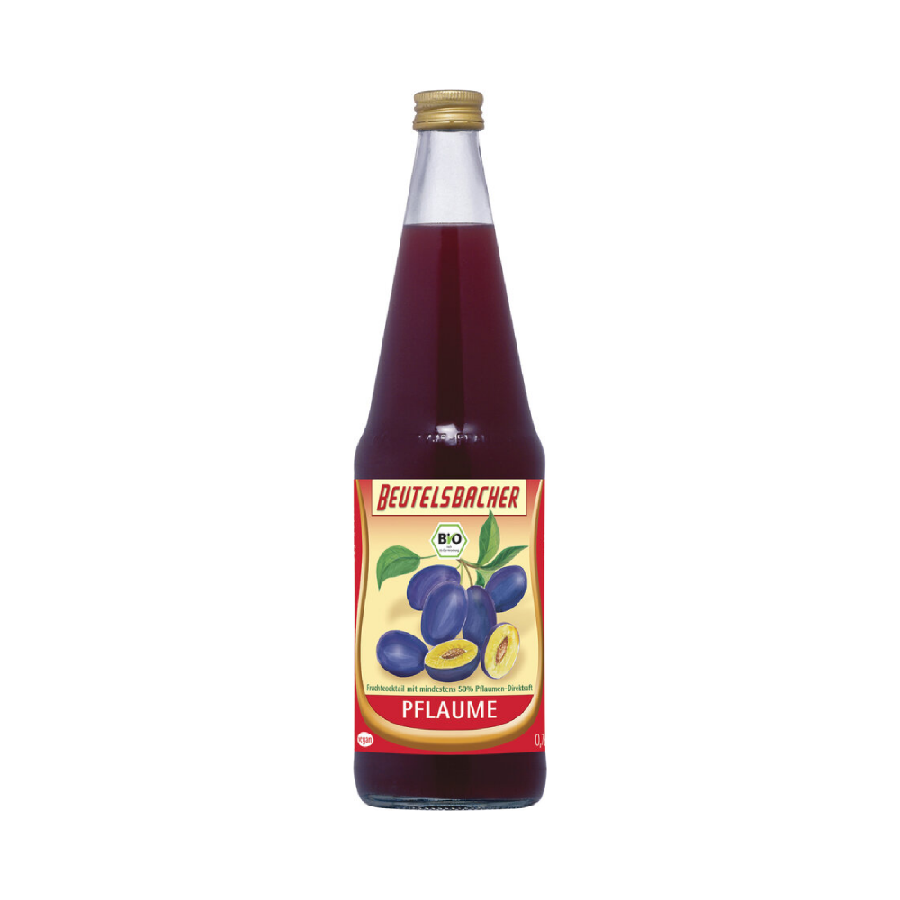 德國Beutelsbacher 布圖有機鮮西梅覆盆子葉汁 (750ml)