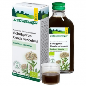 德國莎倫堡 有機西洋蓍草鮮壓汁200ml-各款有機草本汁 買4送1-優惠碼: SCH4GET1(特價除外)