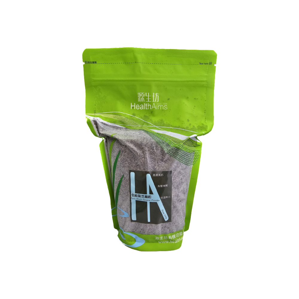黑芝麻粉 (袋裝)-低溫熟化不燥熱 (500g)