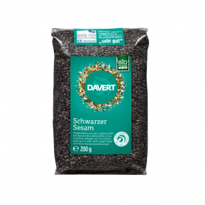 Davert有機黑芝麻粒200g