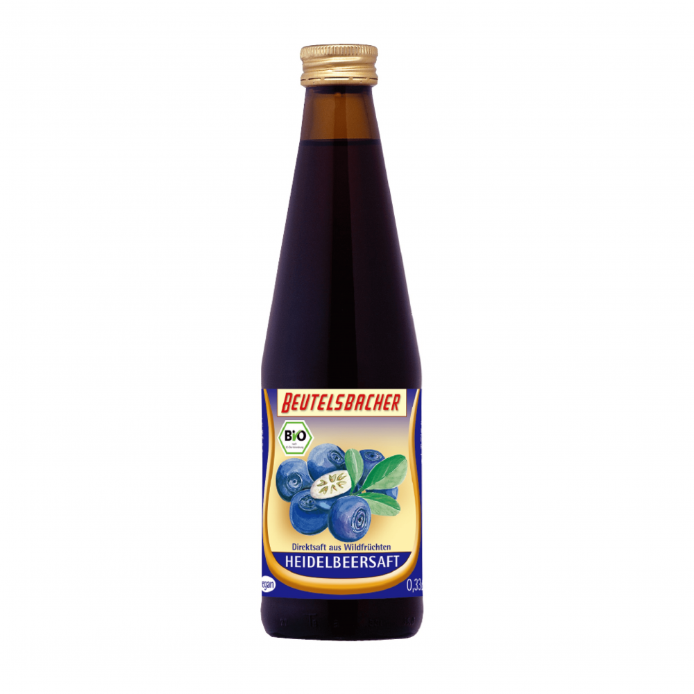 Beutelsbacher 德国有機歐洲野生藍莓純汁330ml