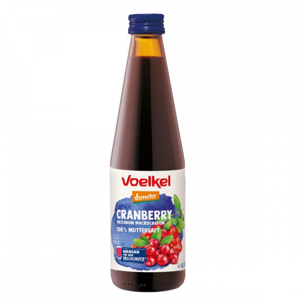 Voelkel 維高純小紅莓汁330ml *demeter