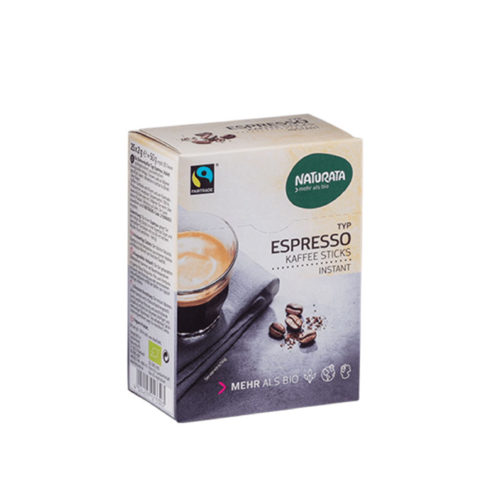德國Naturata 有機即溶特濃咖啡 *公平貿易產品 (2gx25)