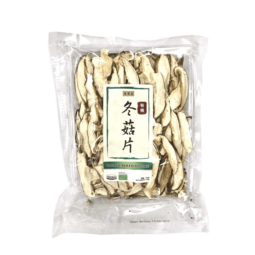 中國綠糧莊有機冬菇片(120g)