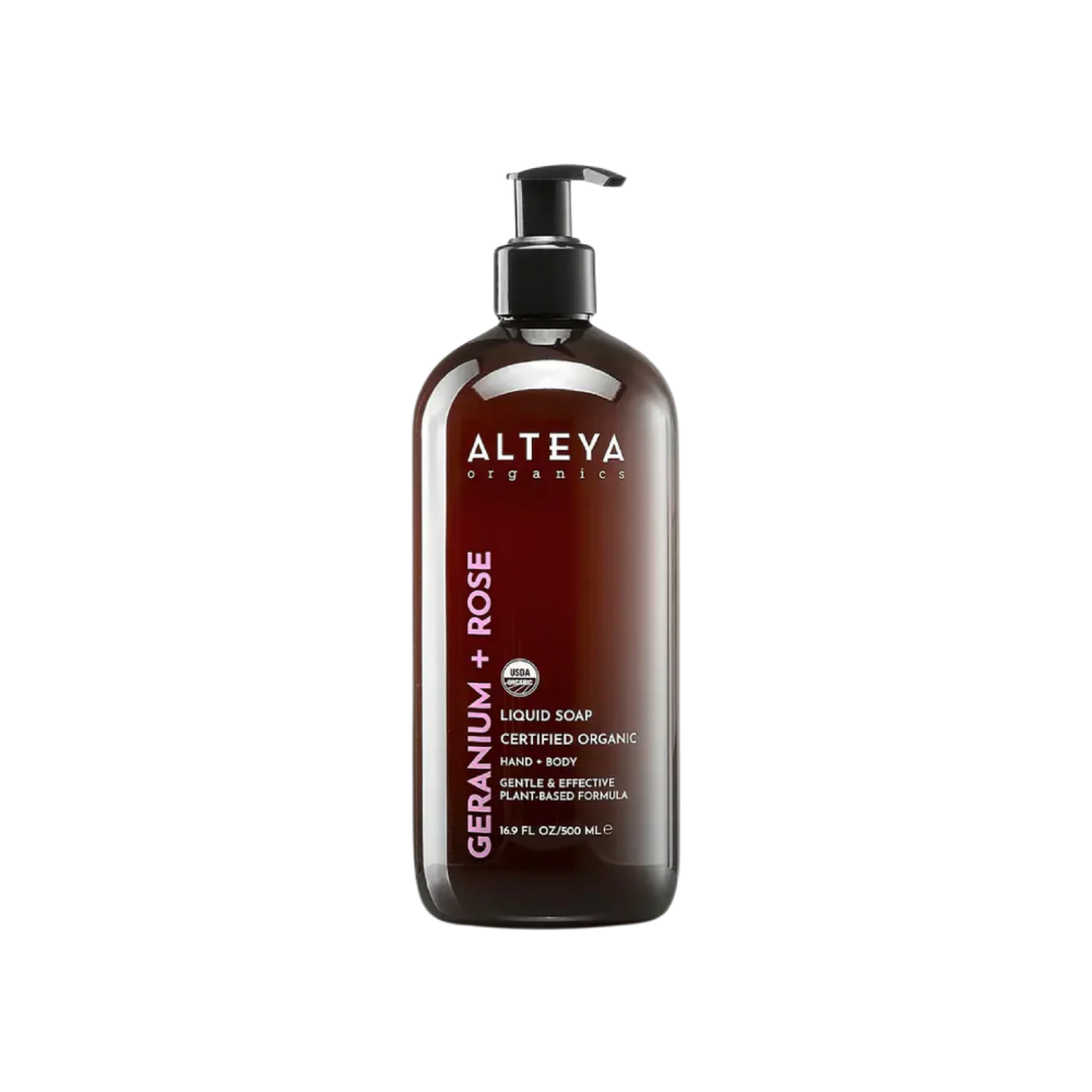 Alteya Organics 保加利亞 有機天竺葵+玫瑰沐浴露500ml