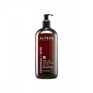 Alteya Organics 保加利亞 有機天竺葵+玫瑰沐浴露500ml