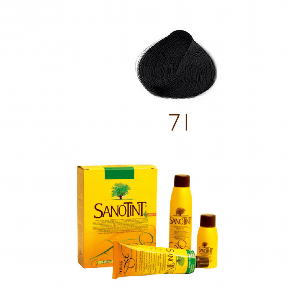 意大利Sanotint天然防敏染髮劑 (71L 黑色)